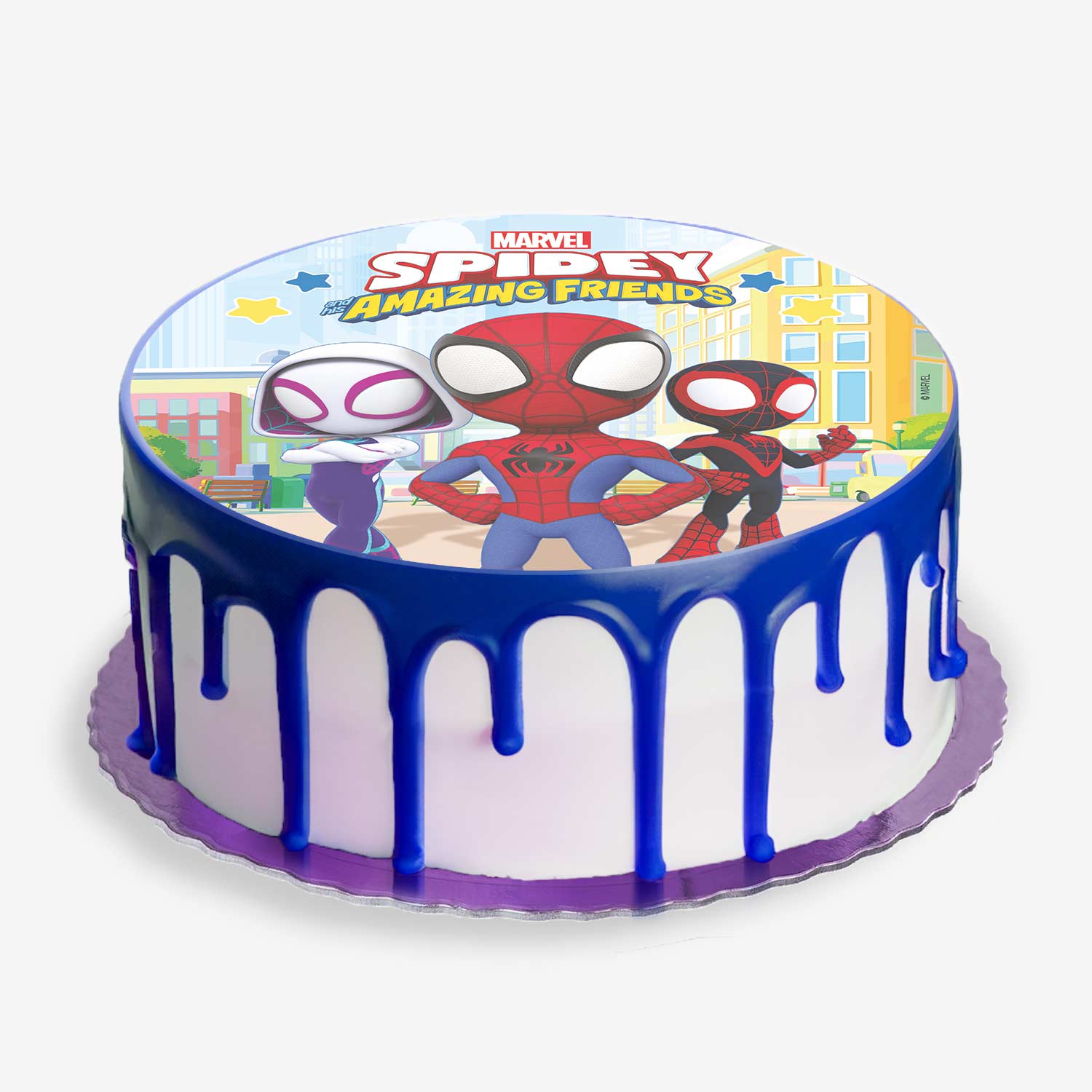 Kakebilde Wafer Spidey 20cm 2