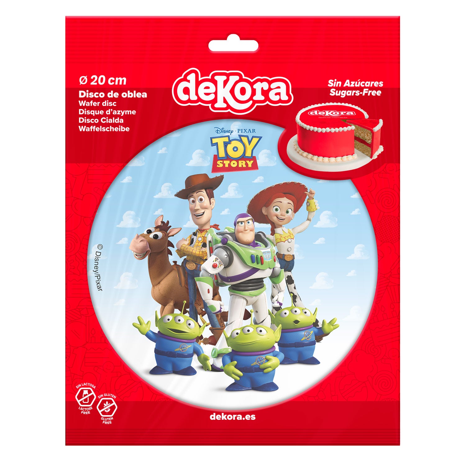 Kakebilde Wafer Toy Story 20cm