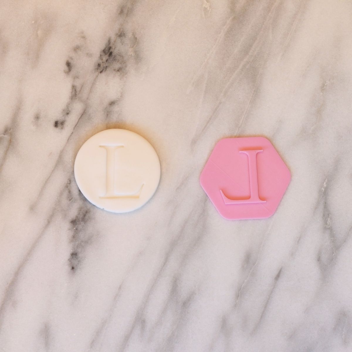 Fondantstempel Bokstav L, ca. 4 cm