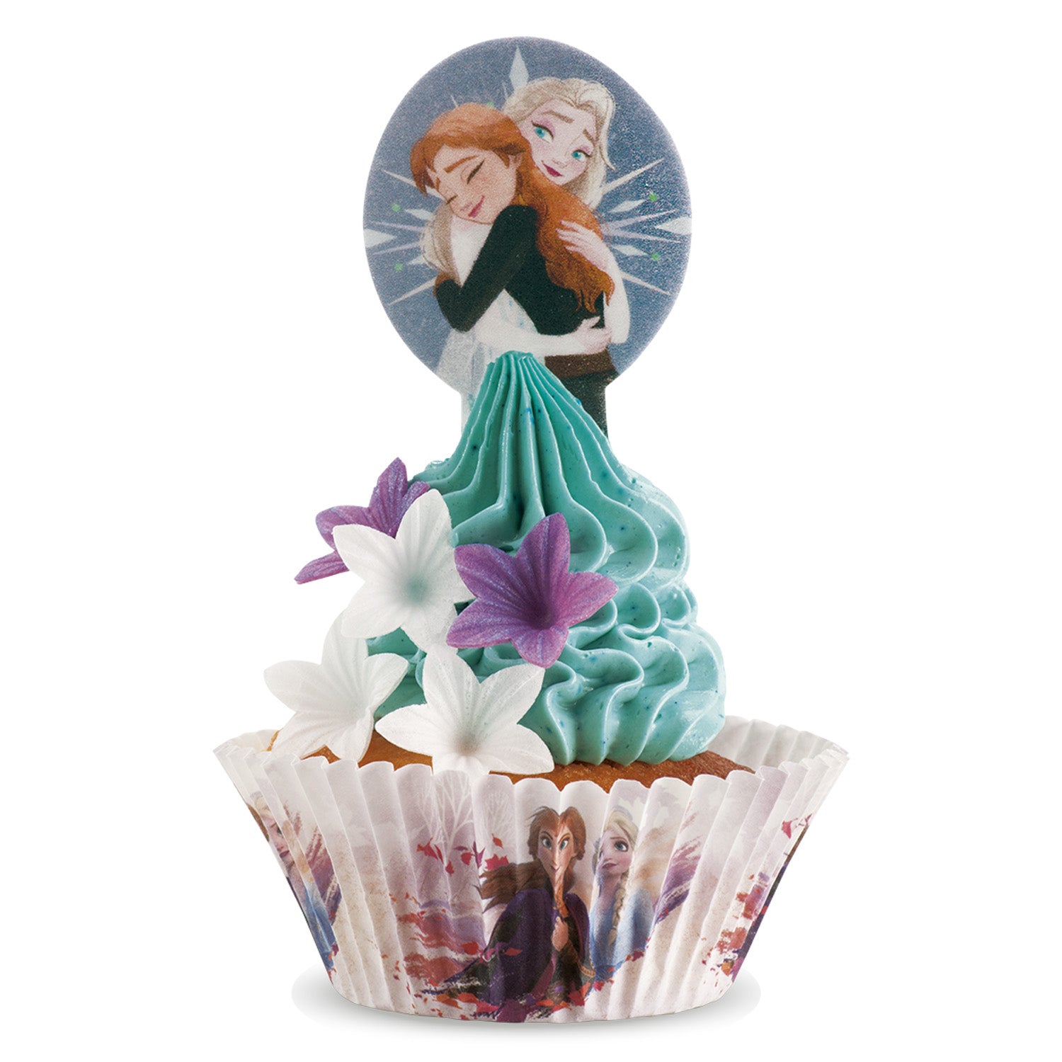 Kakebilde Cupcakes Frozen 20 stk 3