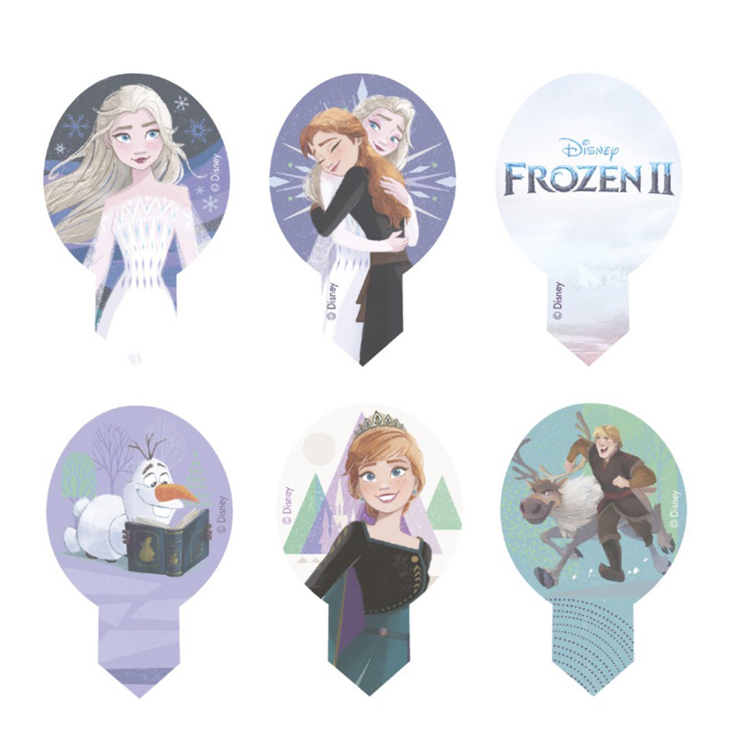Kakebilde Cupcakes Frozen 20 stk