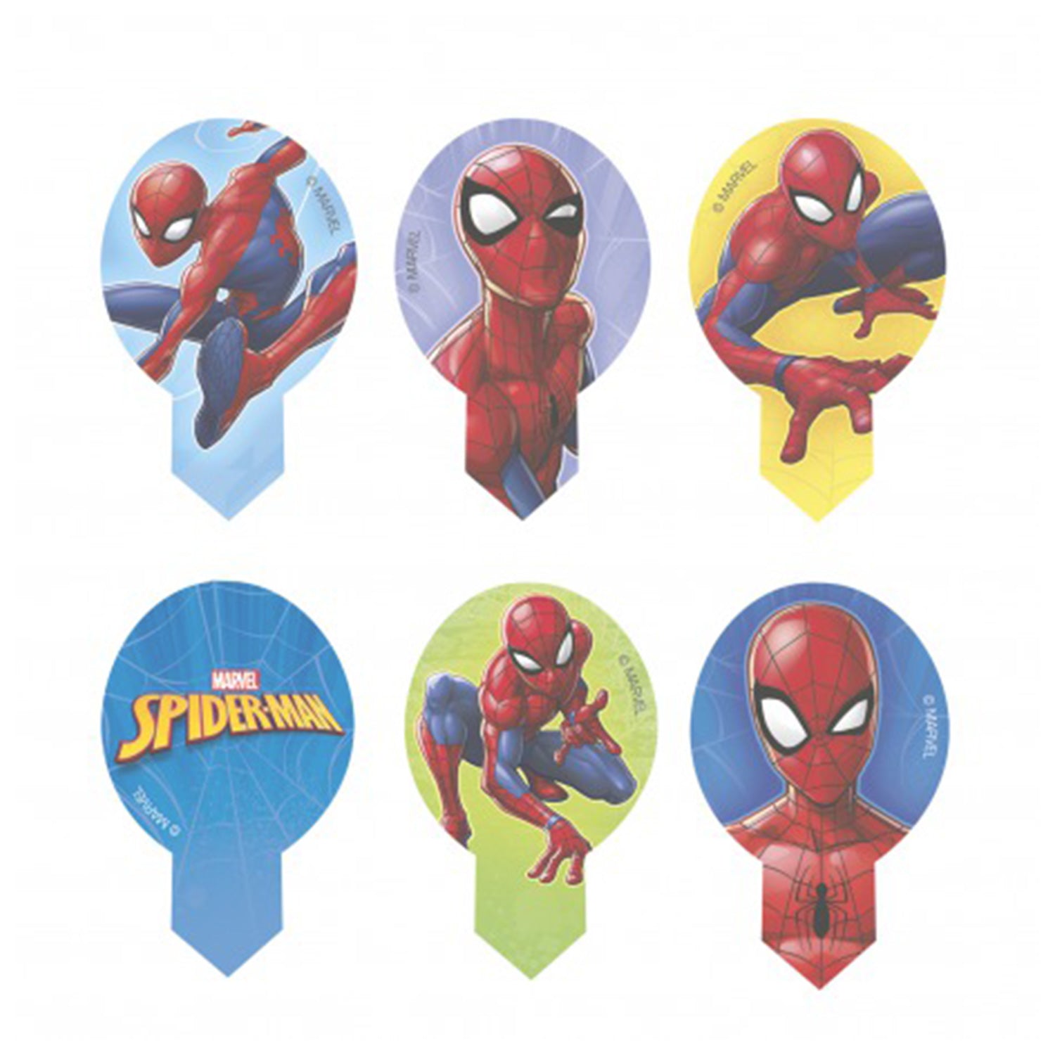 Kakebilde Cupcakes Spiderman, 20 stk