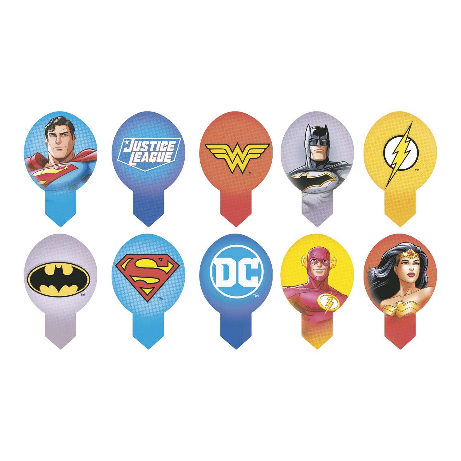 Kakebilde Cupcakes Justice League 20 stk