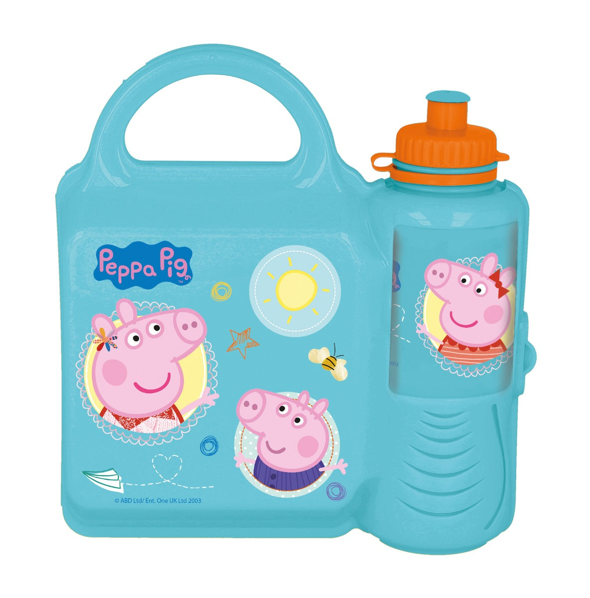 COMBOSETT Peppa Pig Matboks/Drikkeflaske