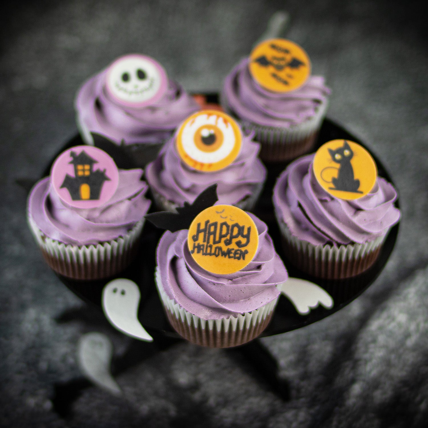 Kakebilder Halloween Wafer 3,4cm 3