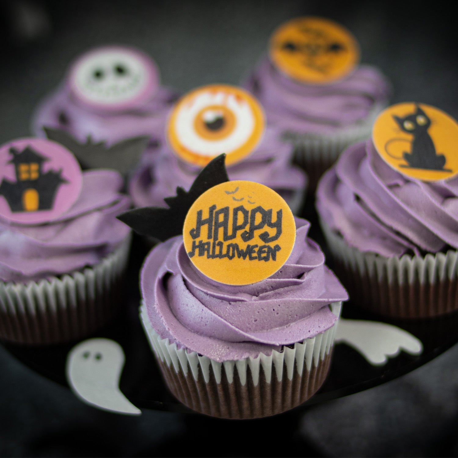 Kakebilder Halloween Wafer 3,4cm 2