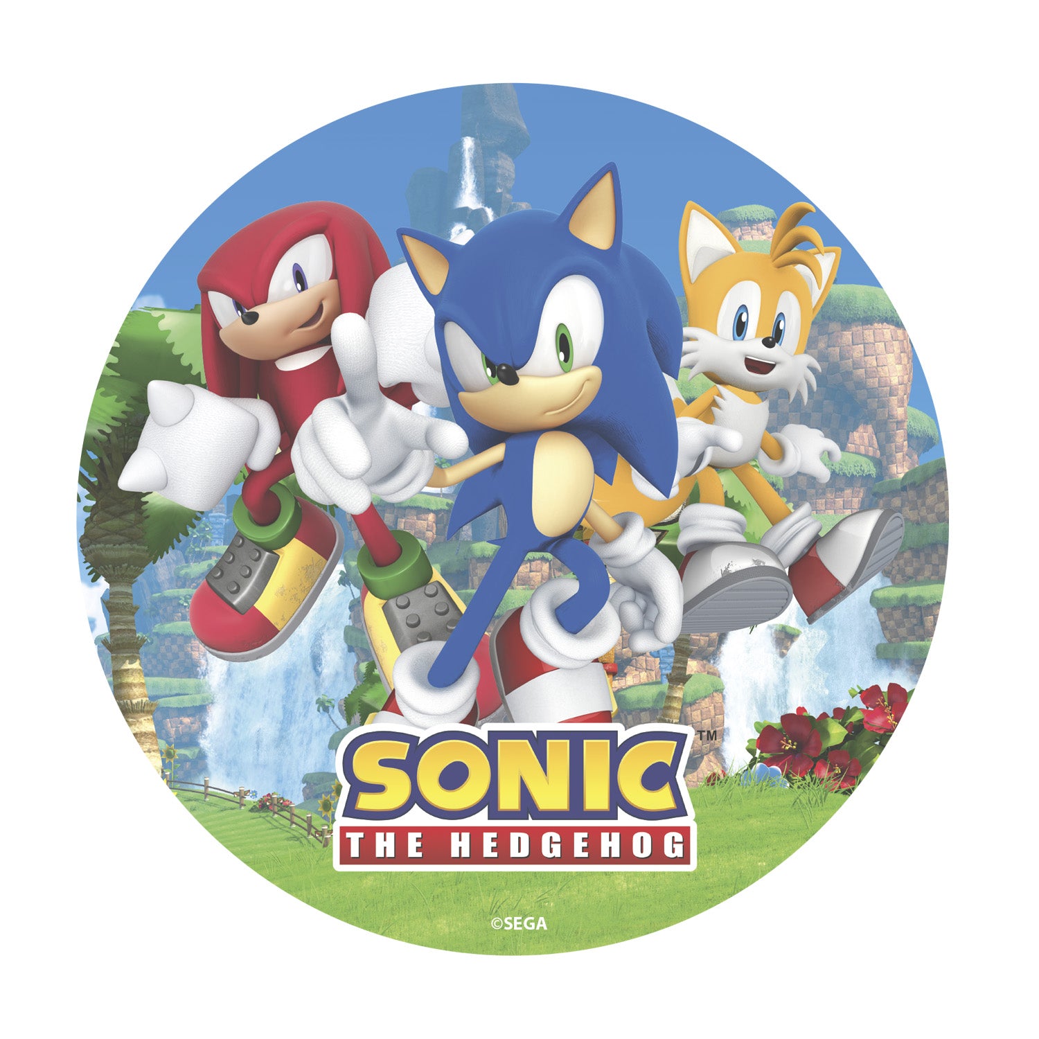Kakebilde Wafer Sonic 20 cm