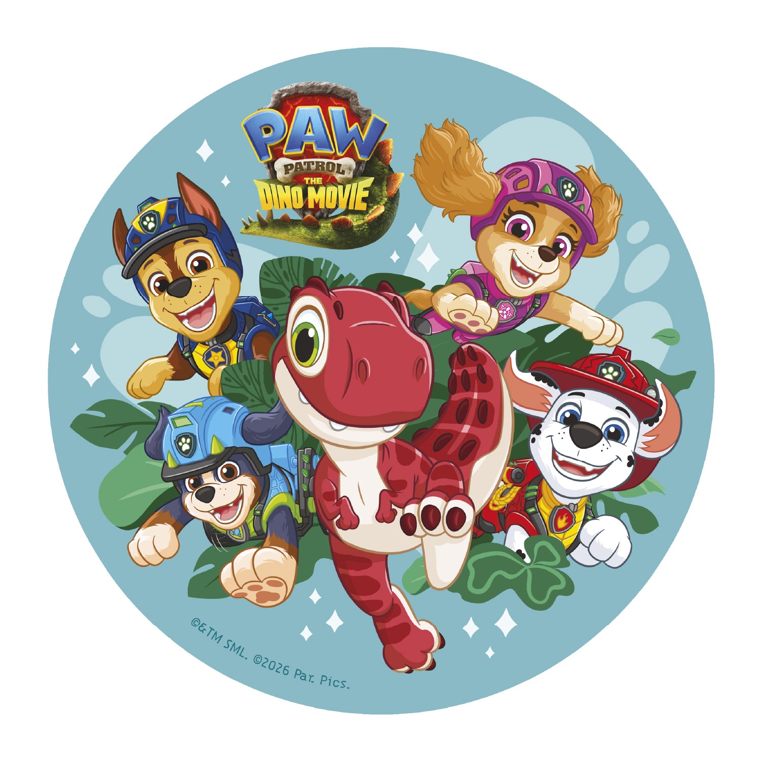 Kakebilde Wafer Paw Patrol Movie 3 20cm