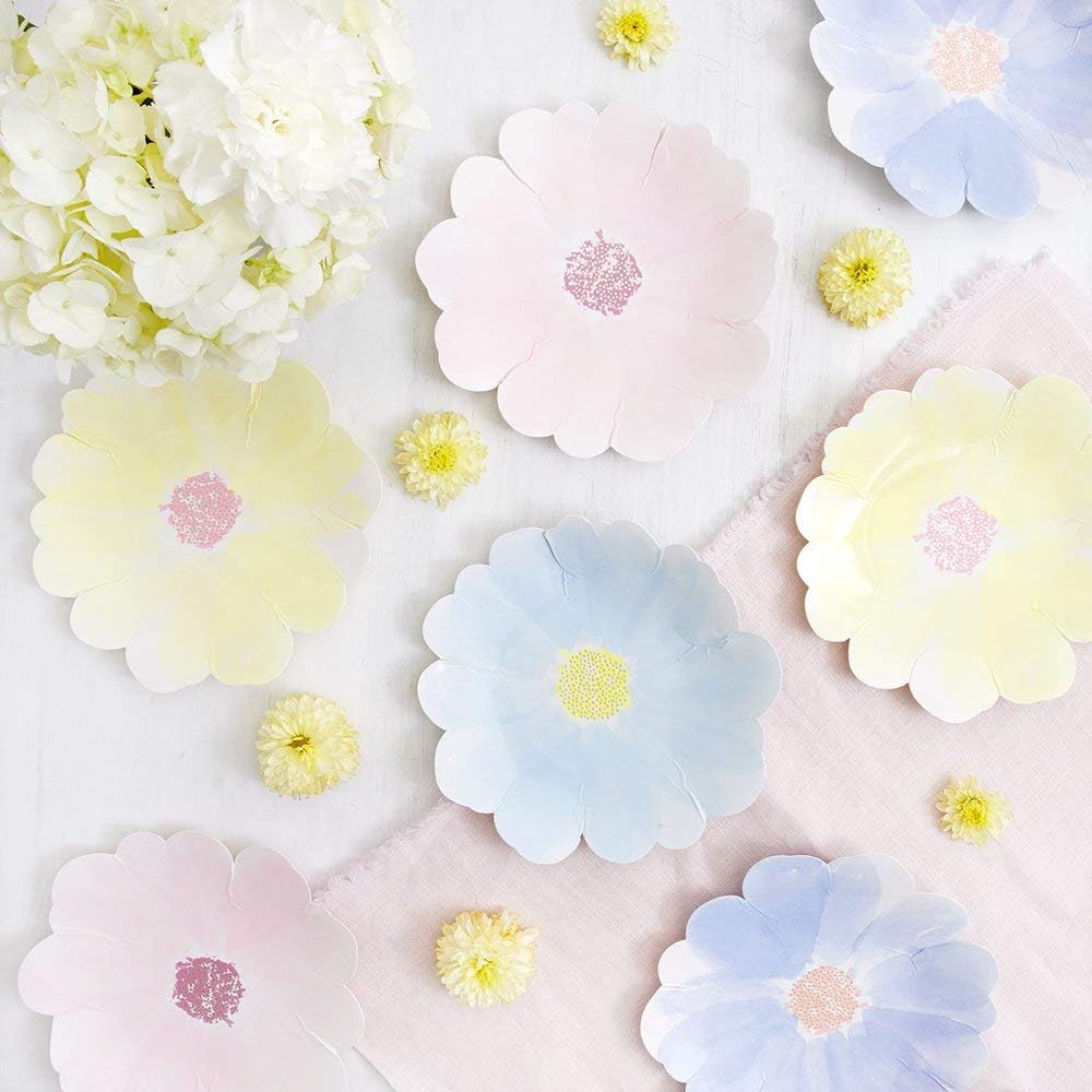 Meri Meri Tallerkener Flower Garden 19cm, 8stk 6