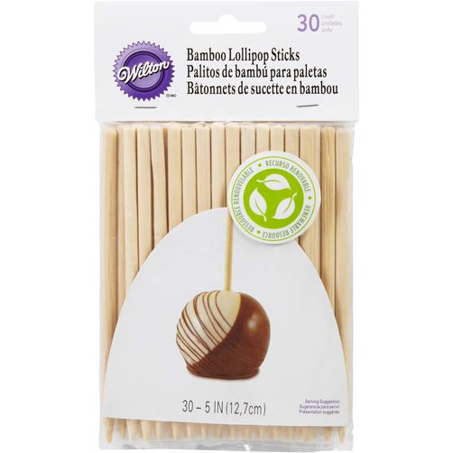 Lollipop pinner Bamboo, 30 stk