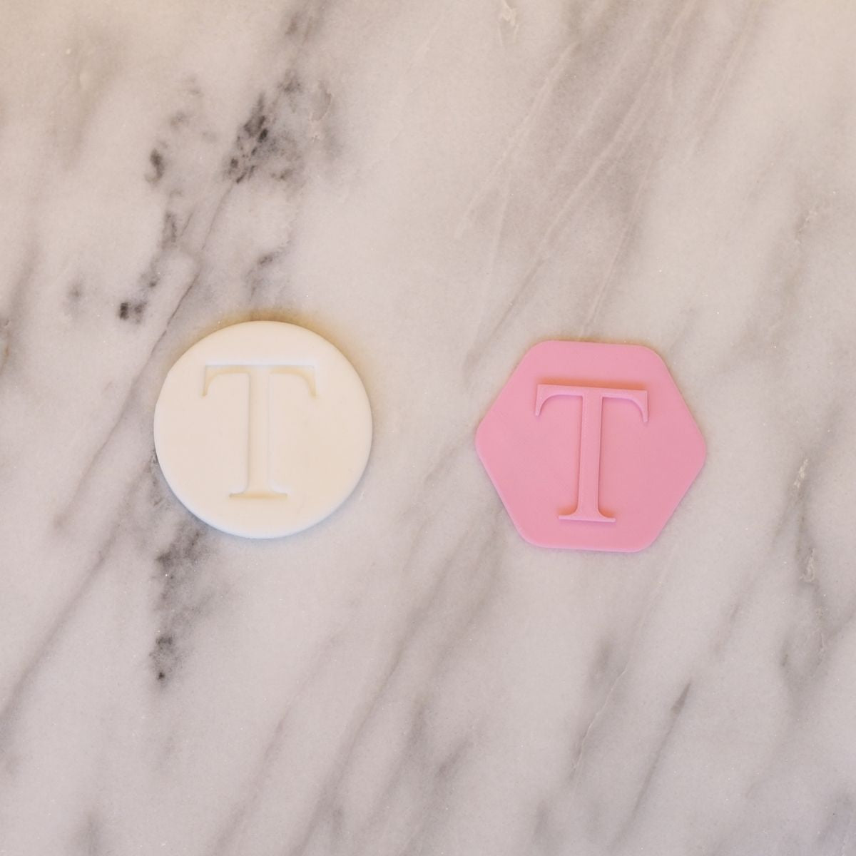 Fondantstempel Bokstav T, ca. 4 cm