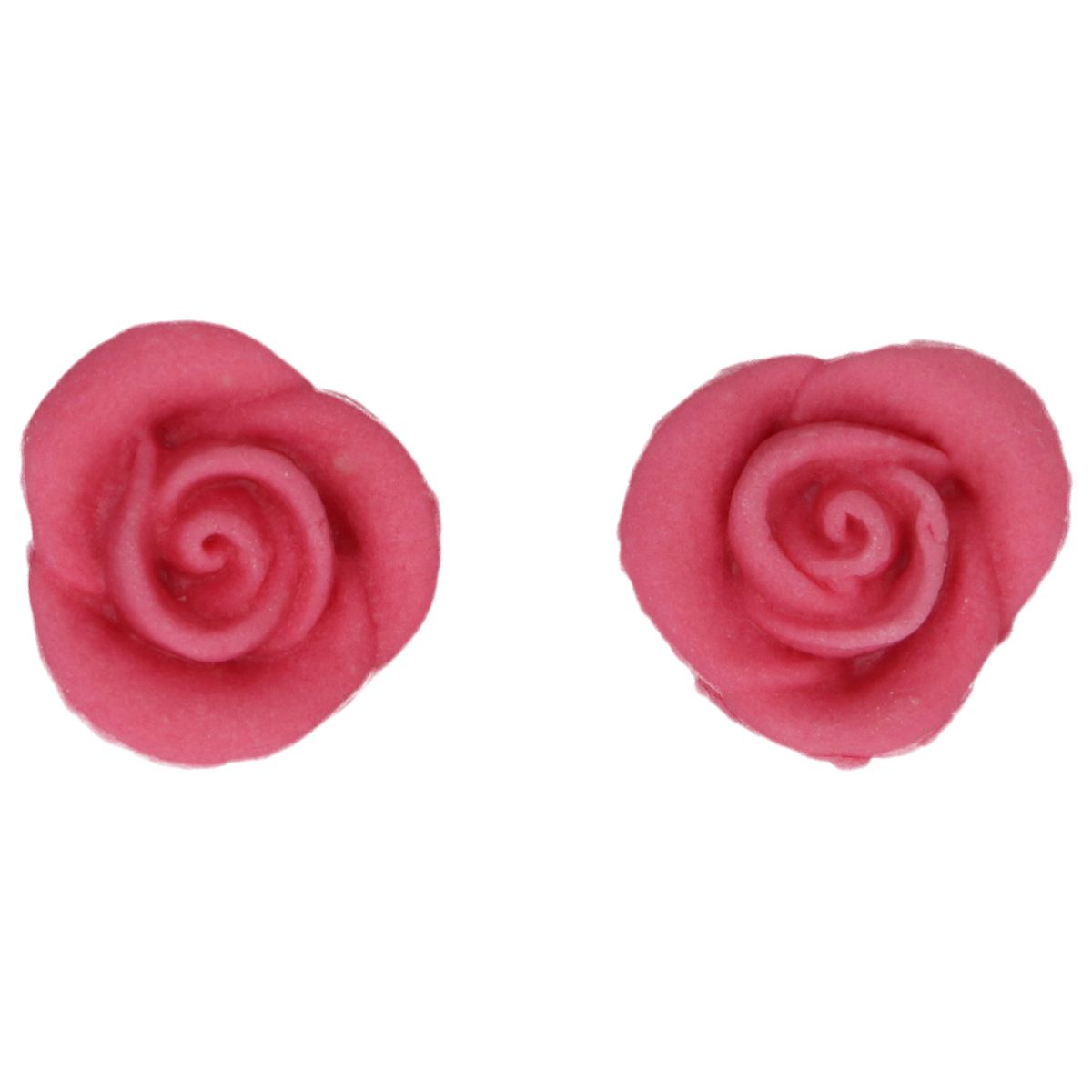 Kakepynt Roser Rosa 6 stk Marsipan, 2,5cm