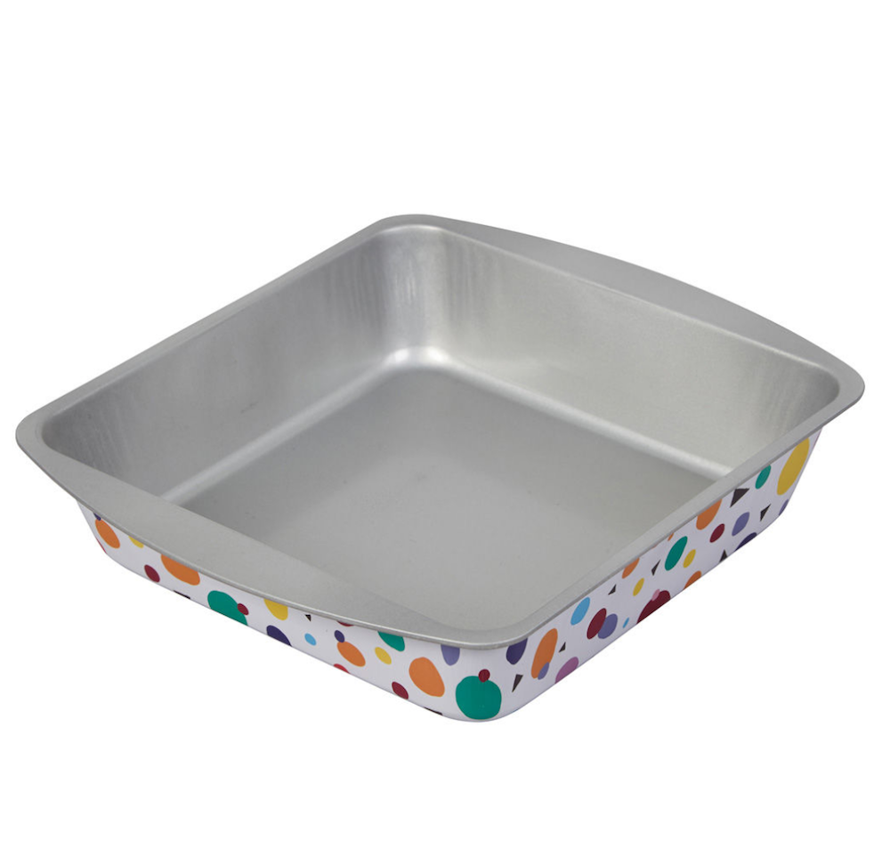 Kakeform Kvadrat nedbrytbar Tin Geo 20 cm 3