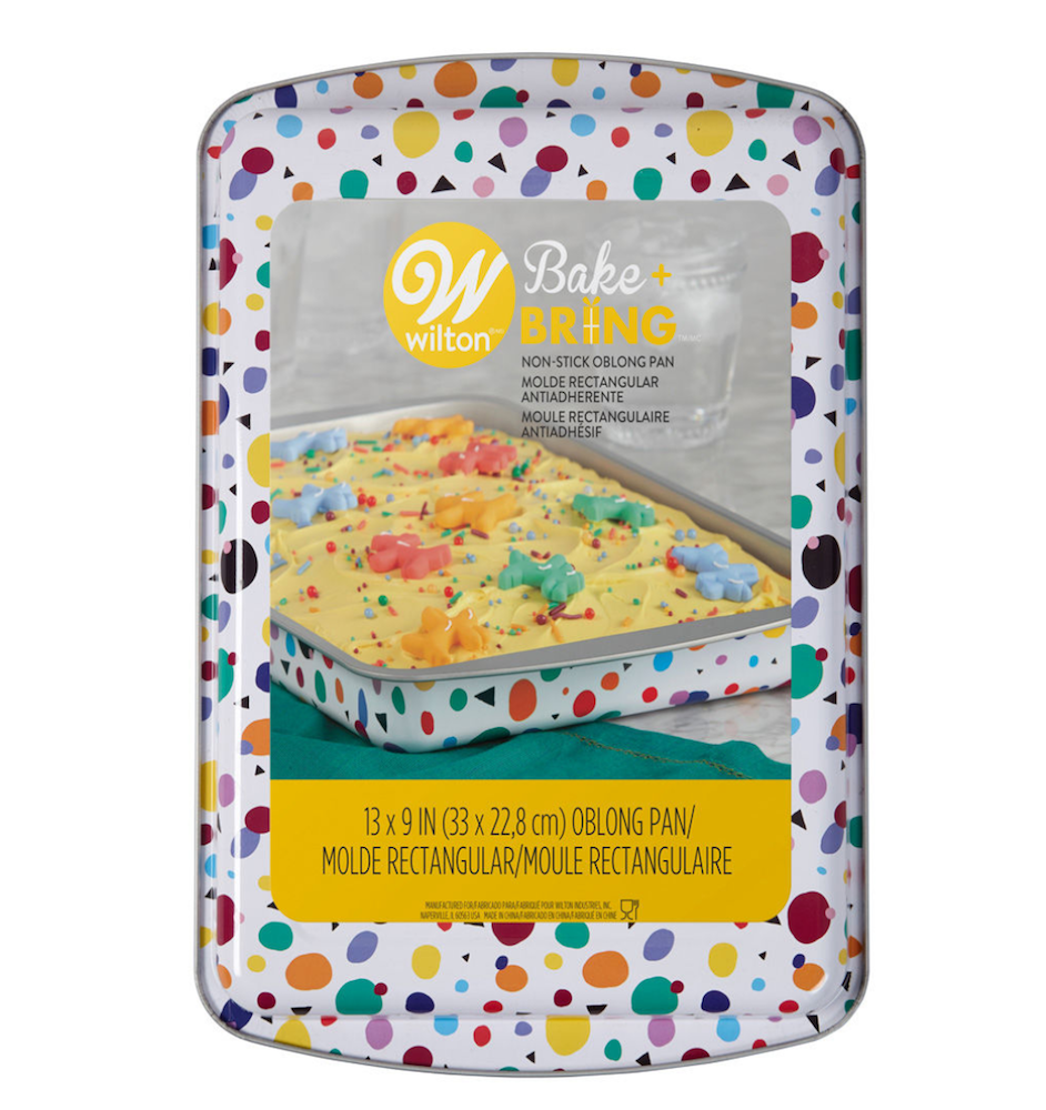 Kakeform Rekt nedbrytbar Tin Geo 22x32 cm