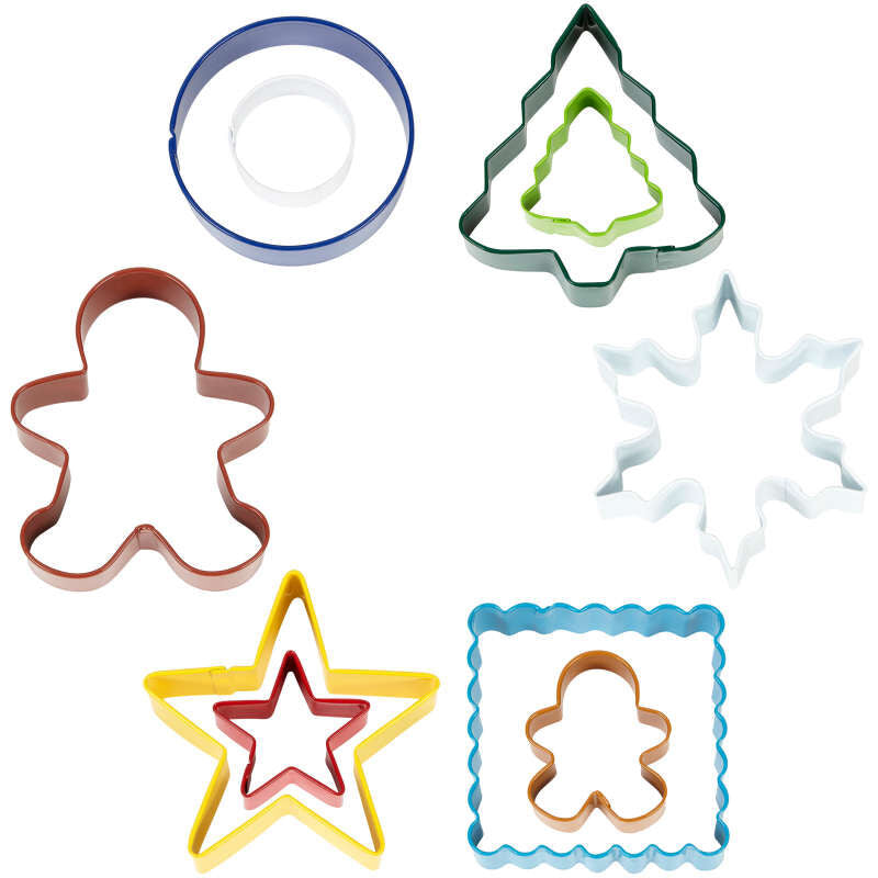 Bakesett form og utstikkere jul 12 dl Wilton 7