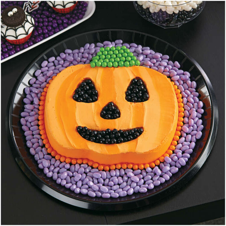 Kakeform Jack-O-Lantern med ansikt 6