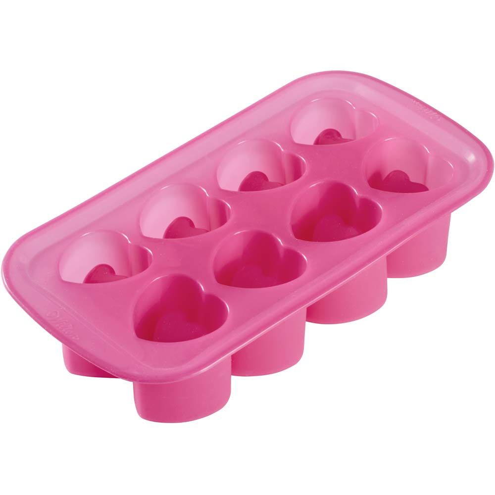 Konfektform Silikon Shot glass Hjerter 2
