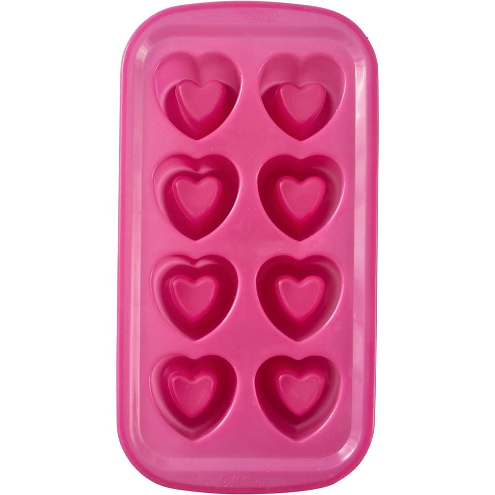 Konfektform Silikon Shot glass Hjerter 3