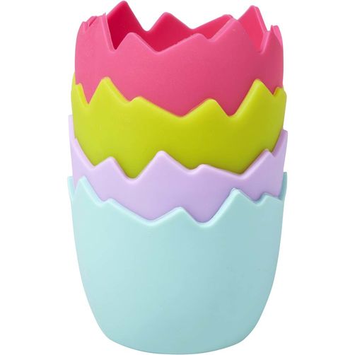 Muffinsform i silikon, Hatched, 4 pk