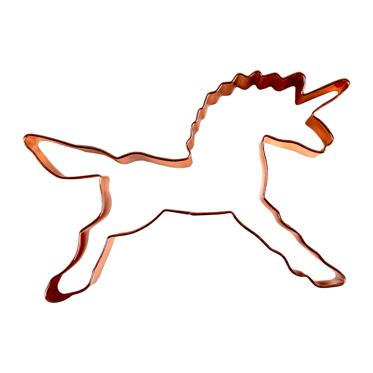 Utstikker Enhjørning Kobber 10 x 7 cm 2