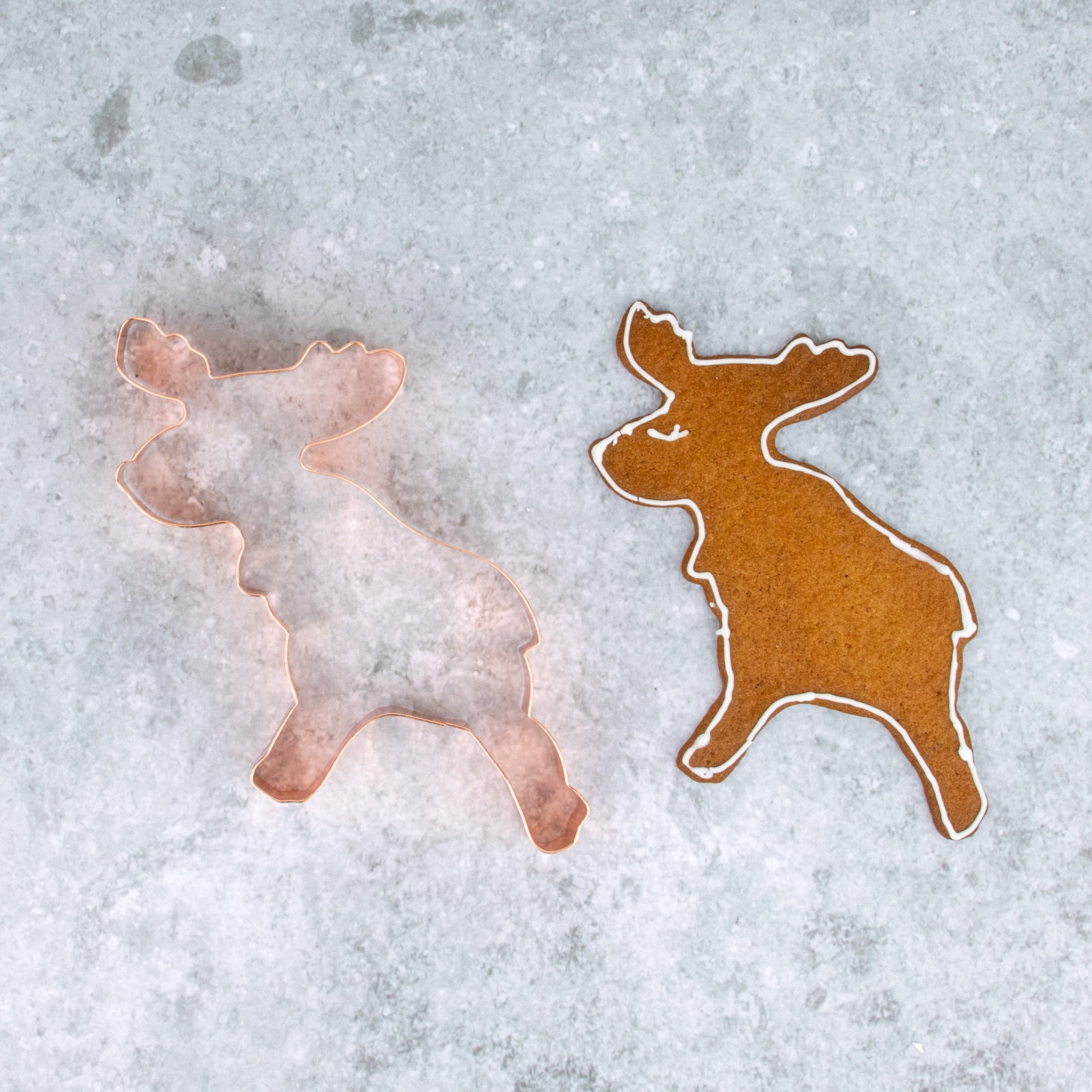 Utstikker Elg 14 x 14 cm 2