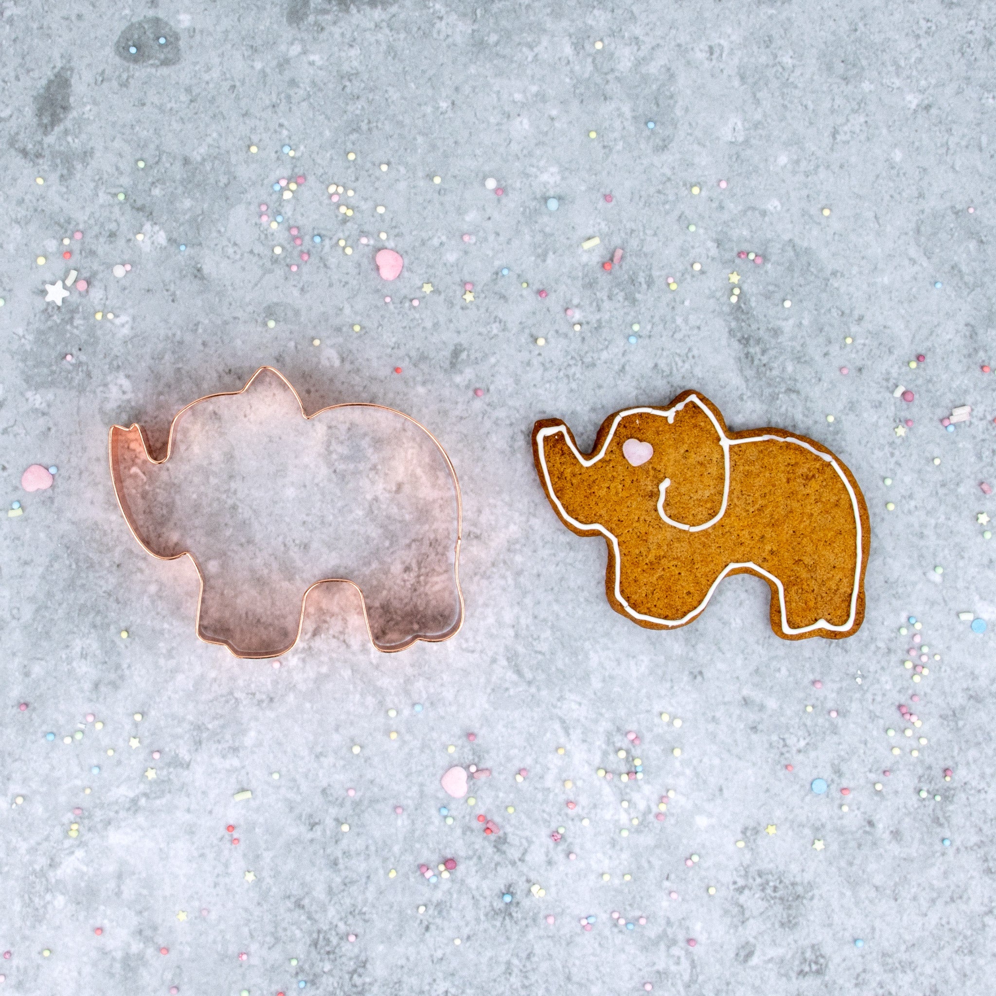 Utstikker Elefant 10 x 8 cm 2