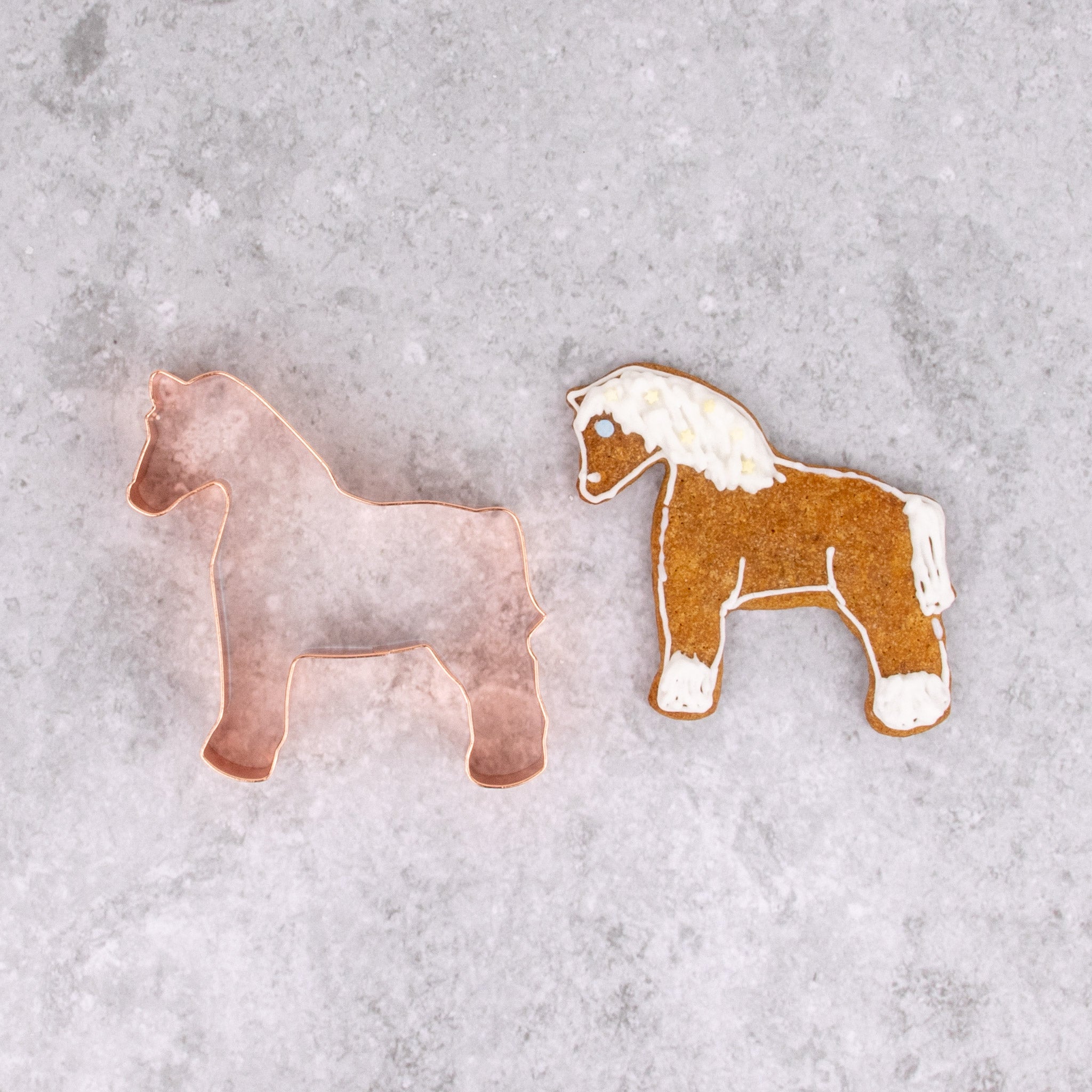 Utstikker Hest 10 x 9 cm 2