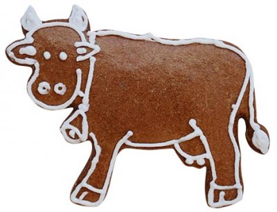 Utstikker Ku 8 cm 3