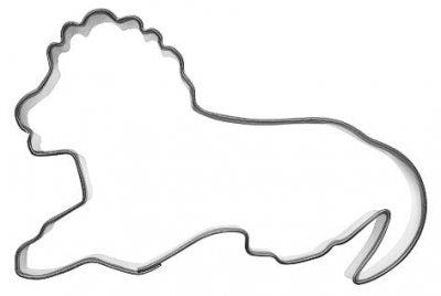 Utstikker Løve 9 cm