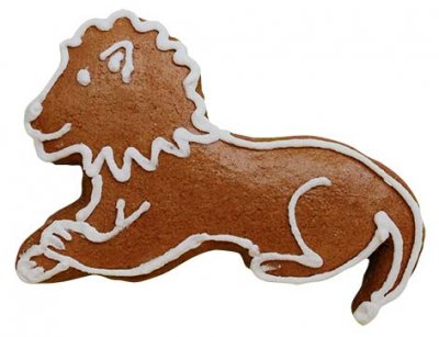 Utstikker Løve 9 cm 3