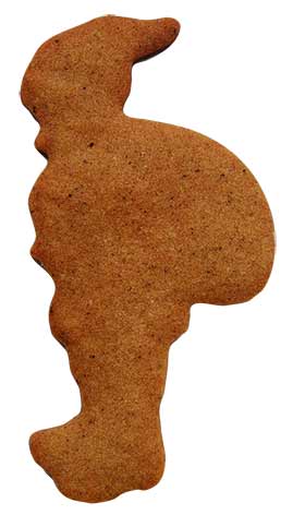 Utstikker Nisse med sekk 11 cm 2