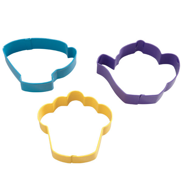 Utstikker sett Tea Party Colored 3dl