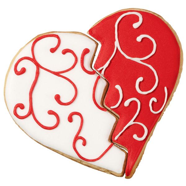 Utstikker Hjerte Zig-Zag Wilton 3