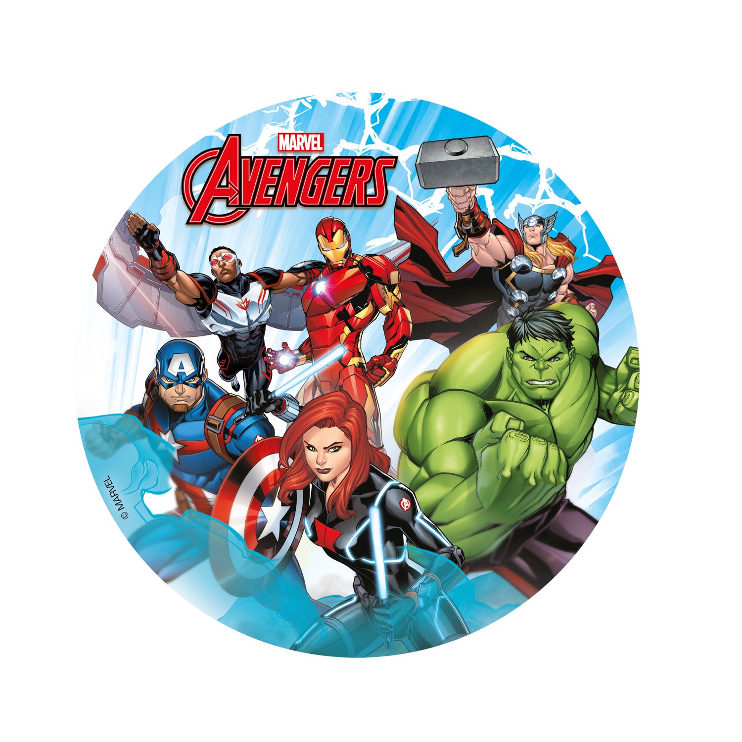 Kakebilde Wafer Avengers 15,5 cm
