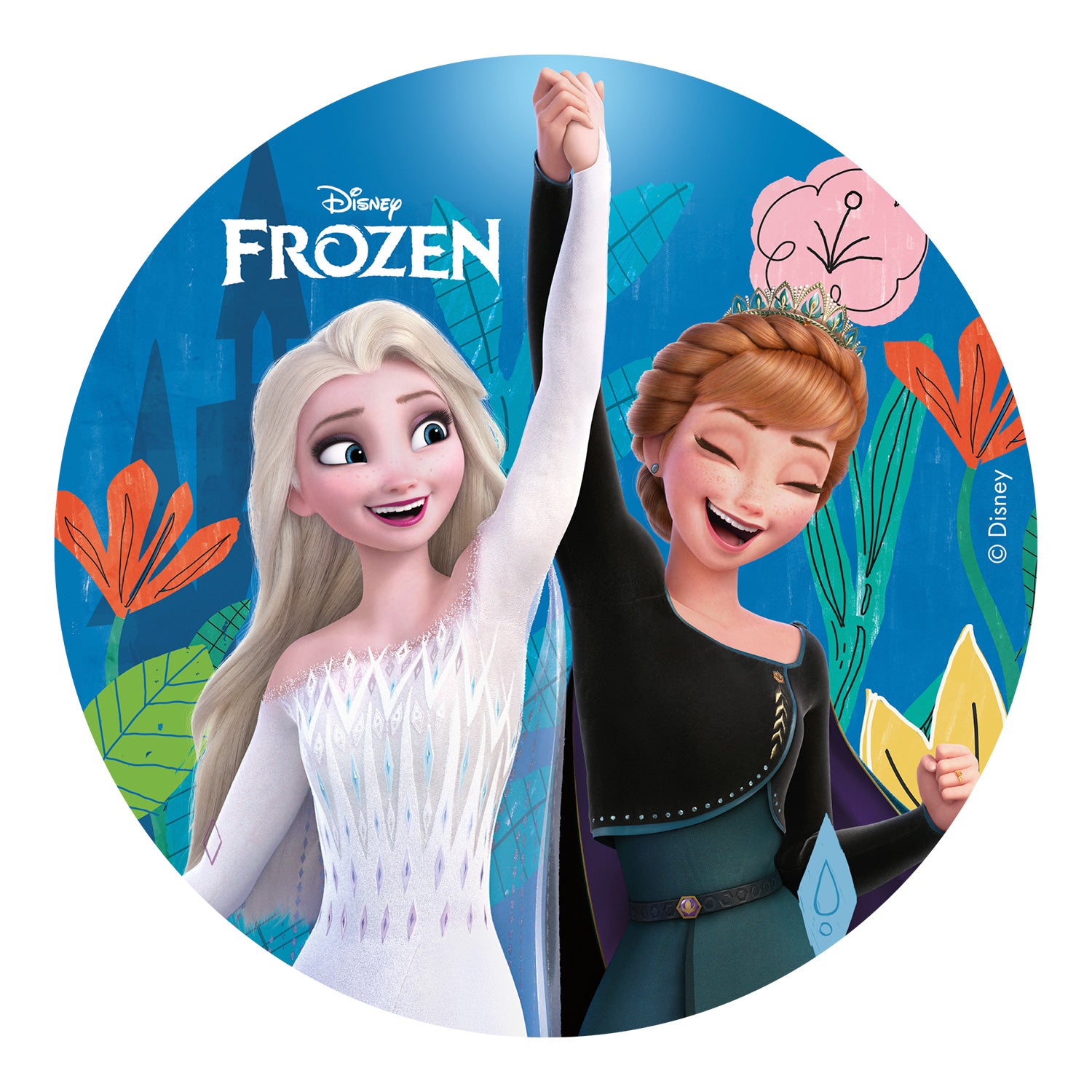Kakebilde Frozen 15,5cm Sukkerfri