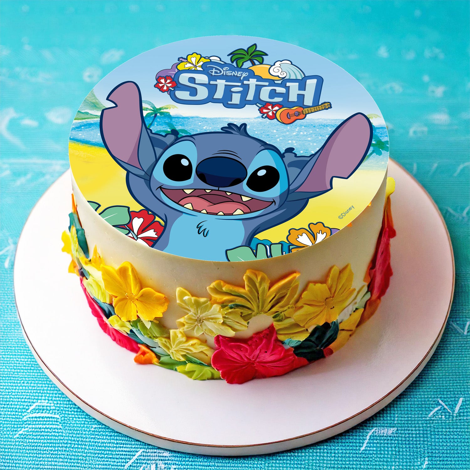 Kakebilde Wafer Stitch 20 cm 2