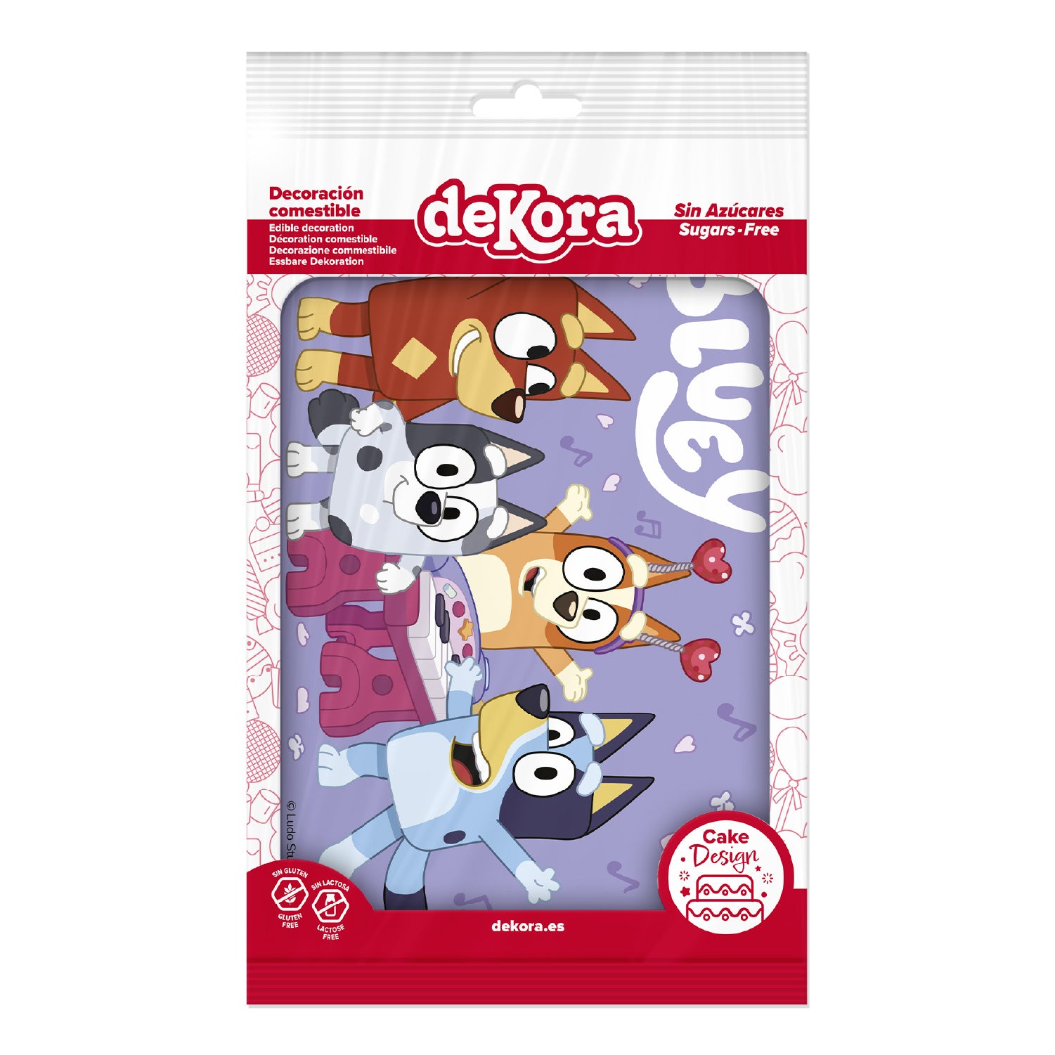 Kakebilde Bluey og Bingo 14,8X21CM