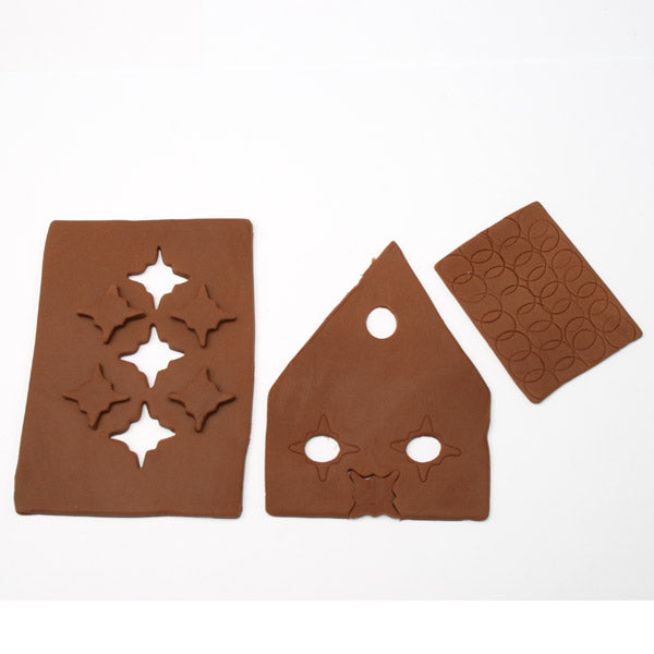 Utstikker PepperkakeHus sett 9x13cm 4