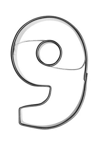 Utstikker Tall 9, 4 cm H