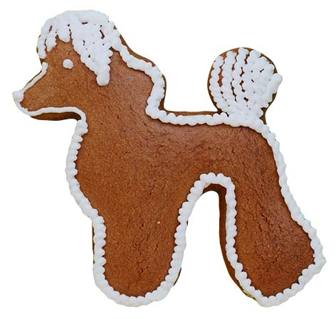 Utstikker Puddel 9 x 9 cm 2