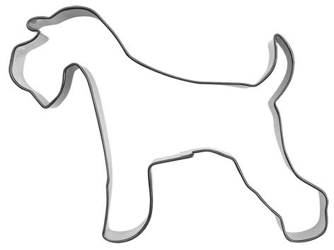 Utstikker Schnauser 10 x 8 cm