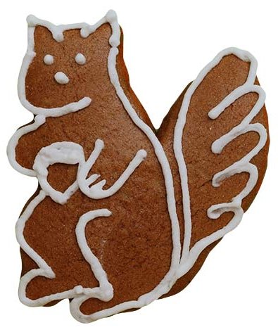 Utstikker Ekorn 6,5 x 6 cm 4