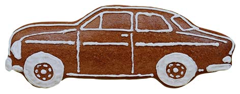 Utstikker Volvo Amazon 13 x 3,5 cm 3