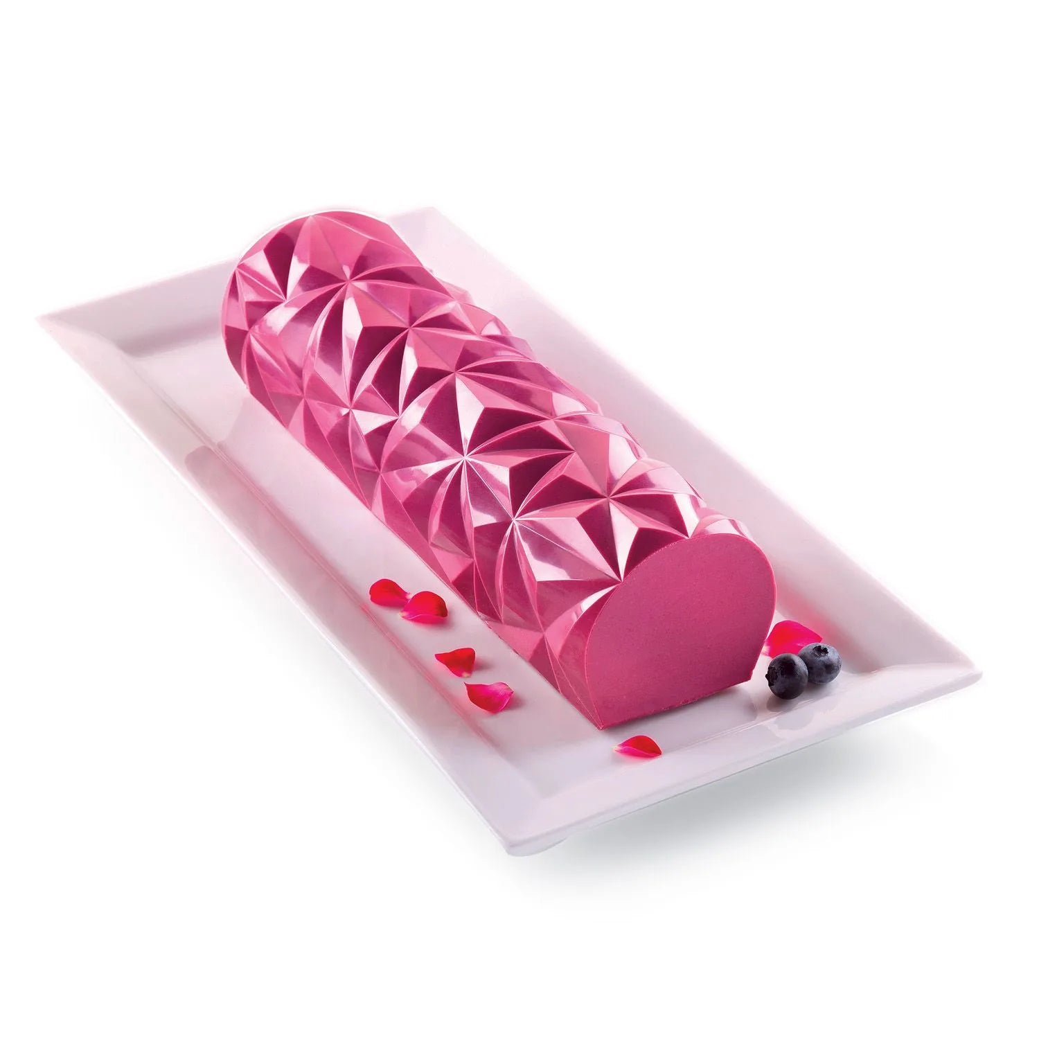Silikonform Diamond Bûche