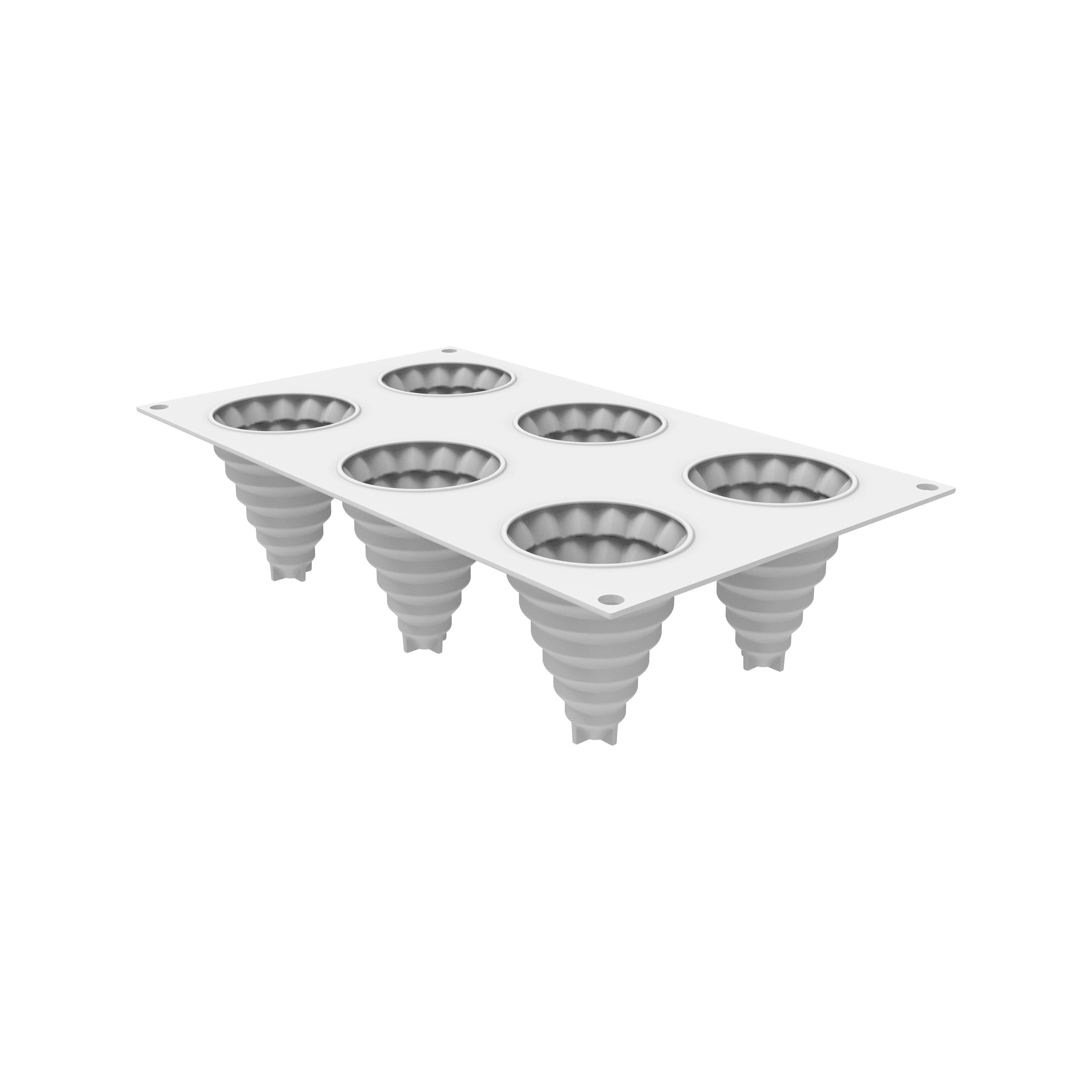 Silikonform Juletre Magisk 6 stk 3
