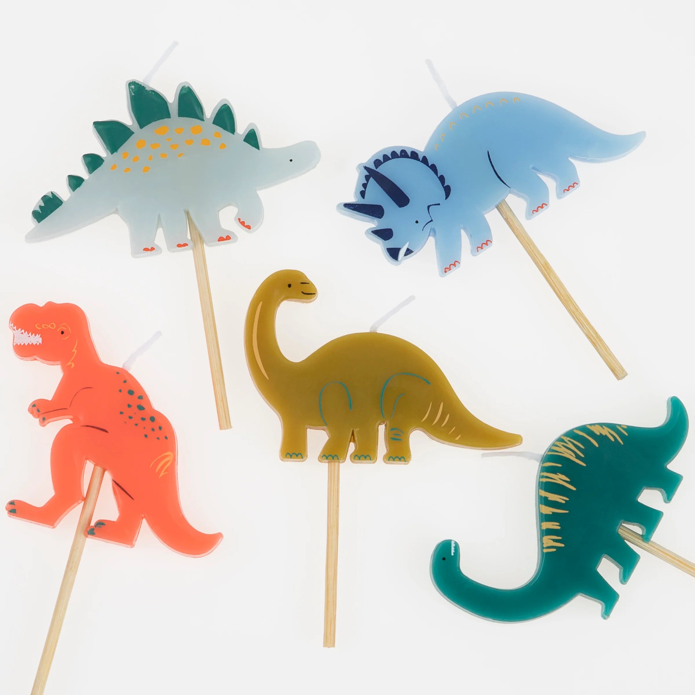 Meri Meri Kakelys Dinosaur 5stk 3