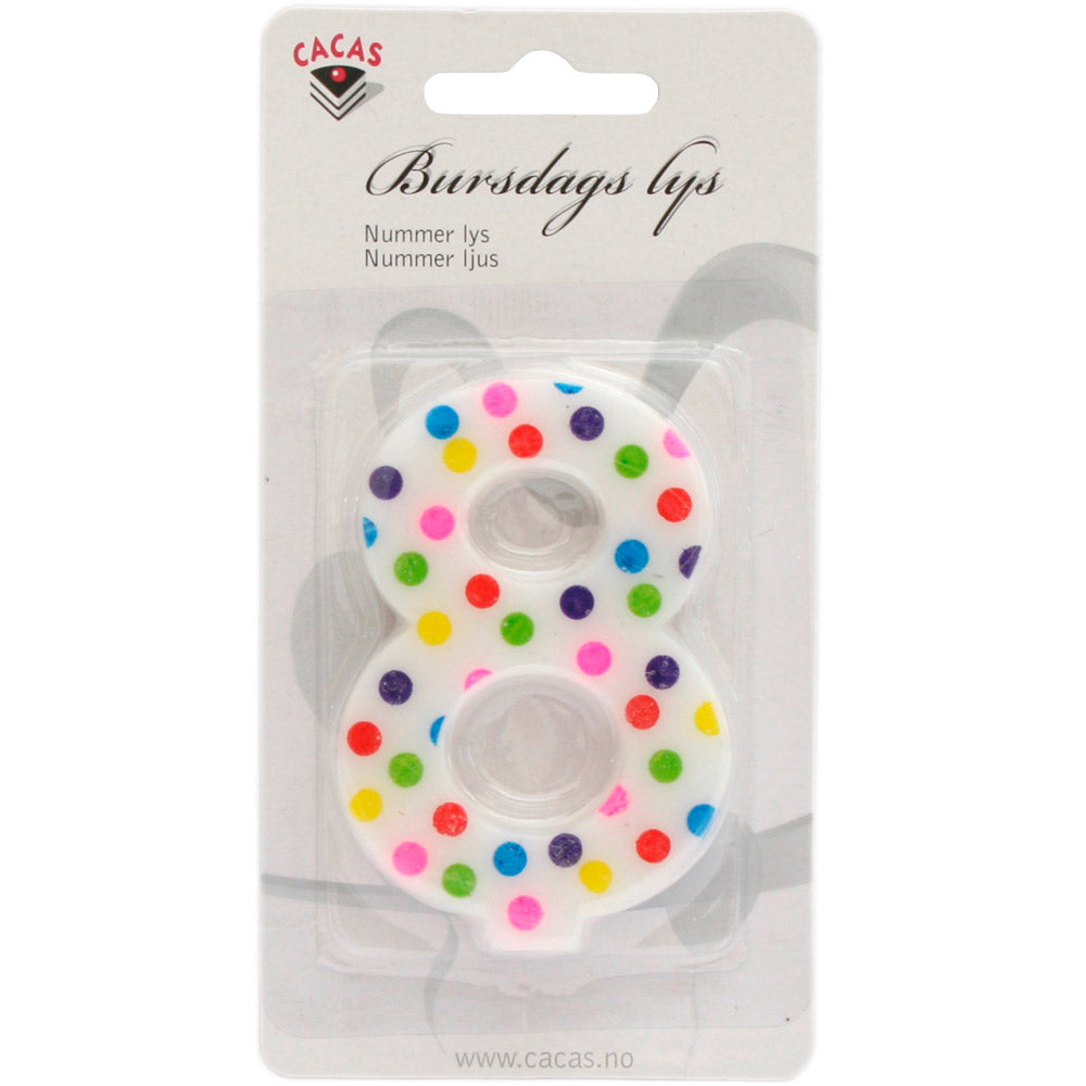 Nummerlys Confetti #8