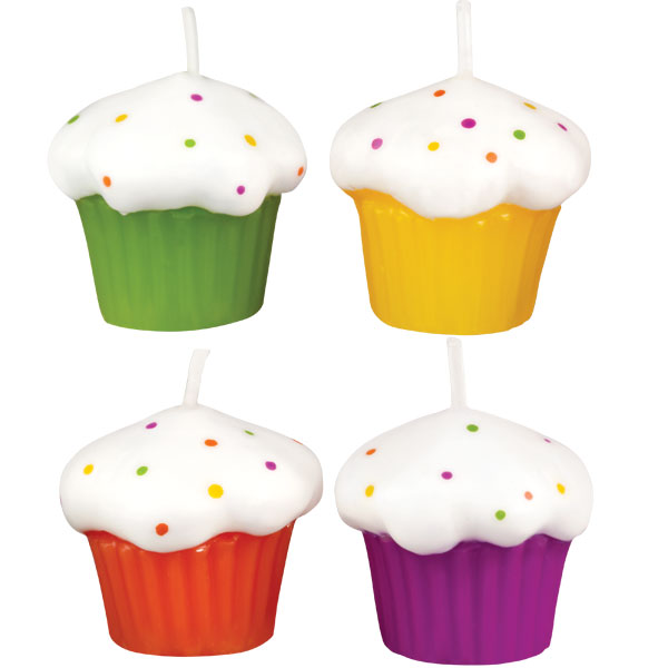 Kakelys Cupcake 4 stk