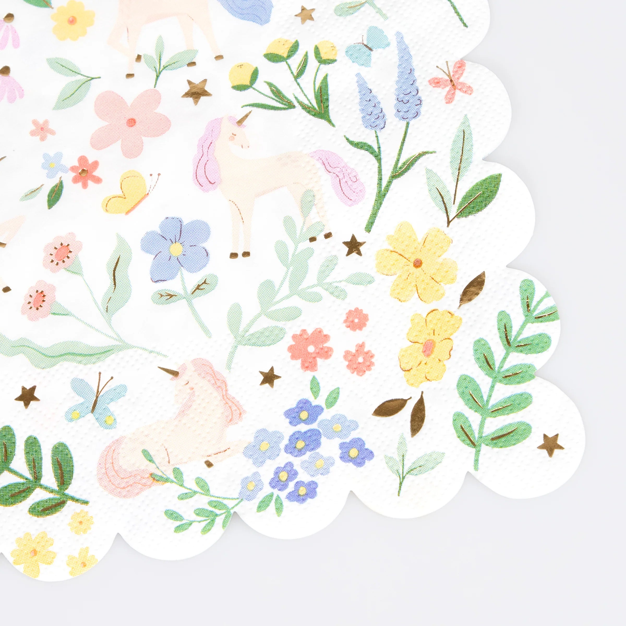 Meri Meri Servietter Meadow Enhjørning