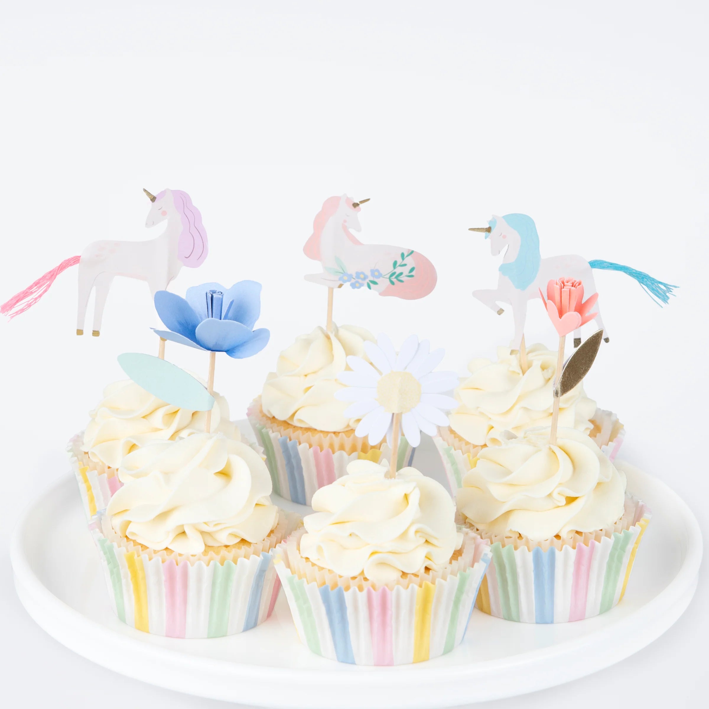 Meri Meri Cupcake Kit Meadow Enhjørning